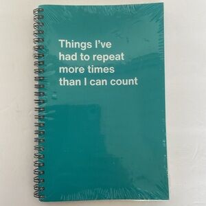 WTF NOTEBOOK JOURNAL NWT